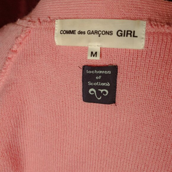 Pink and Red Comme des Garçons Girl Wool Sweater Medium - Picture 4 of 6